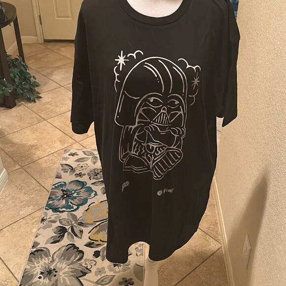 Stance Mens XL Short Sleeve Darth Vader Tee Shirt Black Star Wars Streetwear New - Picture 2 of 11